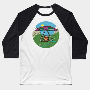 Hang Gliding Baseball T-Shirt